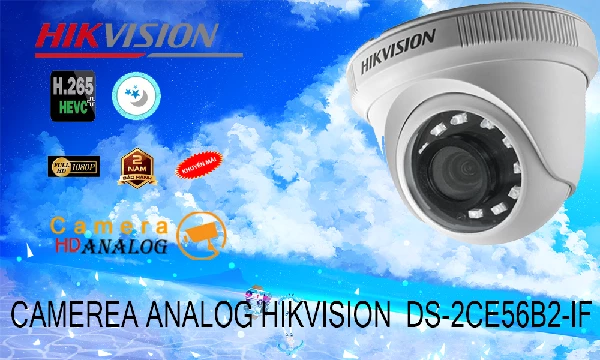 Camera analog phù hợp lắp trong nhà DS-2CE56B2-IF