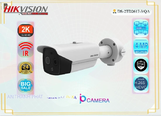 Lắp đặt camera DS-2TD2617-3/QA Camera Thiết kế Đẹp  Hikvision