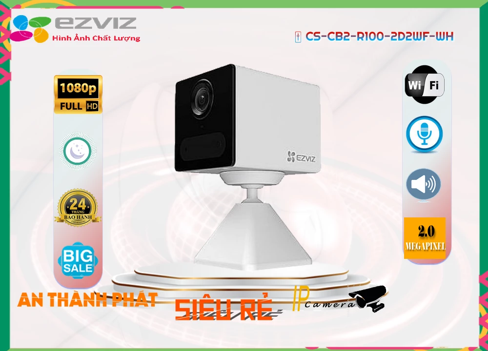 Camera Wifi Ezviz CS-CB2-R100-2D2WF-WH,Chất Lượng CS-CB2-R100-2D2WF-WH,CS-CB2-R100-2D2WF-WH Công Nghệ