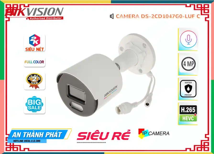 Camera Hikvision DS-2CD1047G0-LUFC,DS-2CD1047G0-LUFC Giá rẻ,DS-2CD1047G0-LUFC Giá Thấp Nhất,Chất Lượng