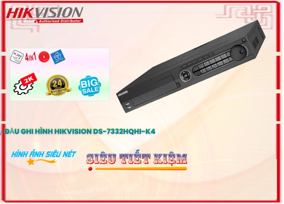 Đầu Ghi Hikvision DS-7332HQHI-K4,DS 7332HQHI K4,Giá Bán DS-7332HQHI-K4,DS-7332HQHI-K4 Giá Khuyến Mãi,DS-7332HQHI-K4 Giá
