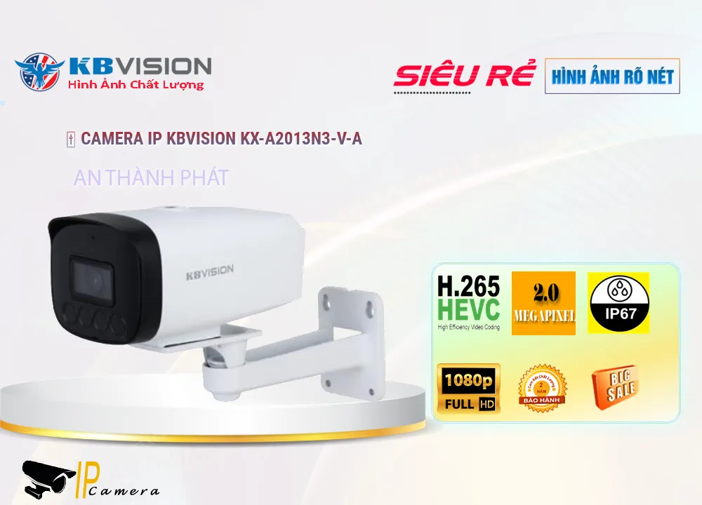 Camera IP Kbvision KX-A2013N3-V-A,KX-A2013N3-V-A Giá rẻ,KX A2013N3 V A,Chất Lượng KX-A2013N3-V-A,thông số