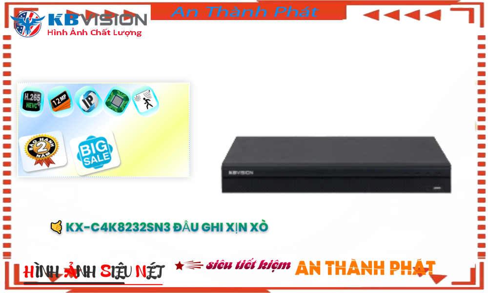 KX-C4K8232SN3 Đầu ghi Camera KBvision Chi phí phù hợp,Giá KX-C4K8232SN3,KX-C4K8232SN3 Giá Khuyến Mãi,bán KX-C4K8232SN3