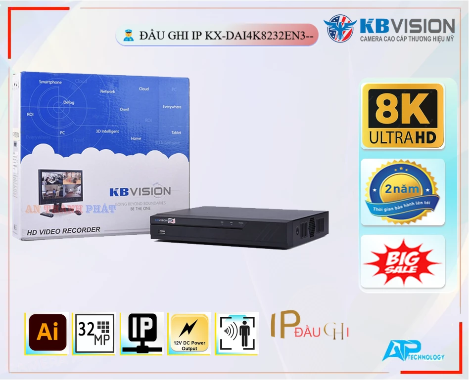 Đầu Ghi KBvision KX-DAi4K8232EN3,Giá KX-DAi4K8232EN3,phân phối KX-DAi4K8232EN3,KX-DAi4K8232EN3Bán Giá