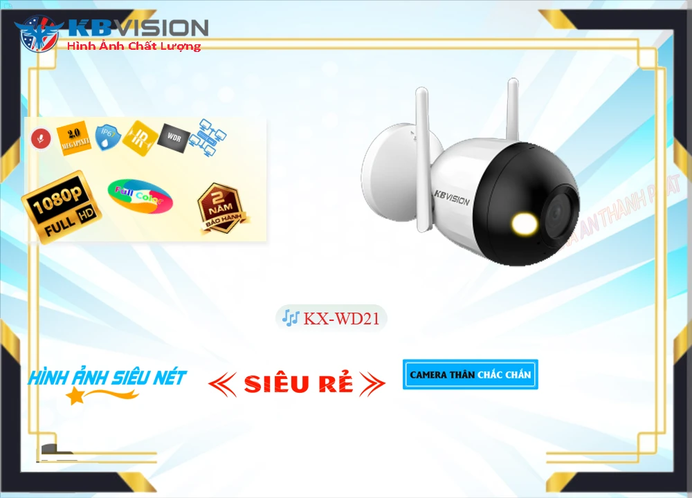 KBvision KX-WD21 Giá rẻ,KX-WD21 Giá Khuyến Mãi, Wifi IP KX-WD21 Giá rẻ,KX-WD21 Công Nghệ Mới,Địa Chỉ Bán KX-WD21,KX