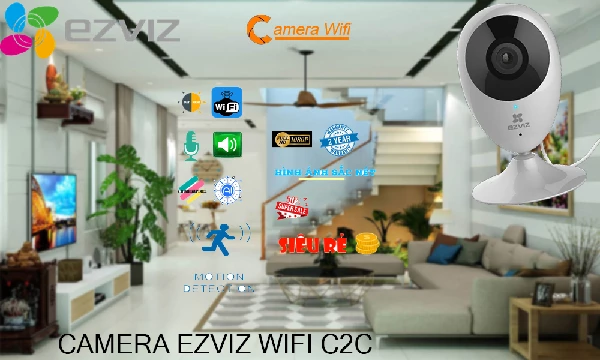 Camera ezviz dàm thoại 2 chiều color công nghệ AI