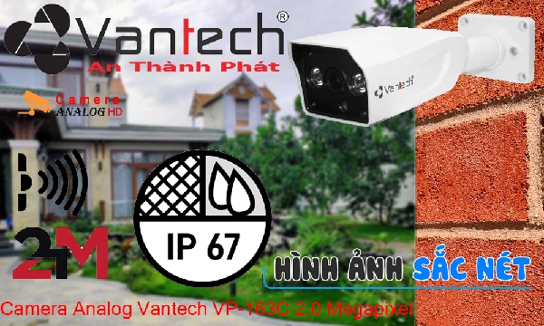 Camera HDCVI bullet 2MP VANTECH VP-163C