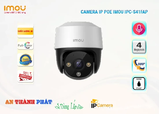 Lắp đặt camera IPC-S41FAP Camera An Ninh Công Nghệ Mới ✓
