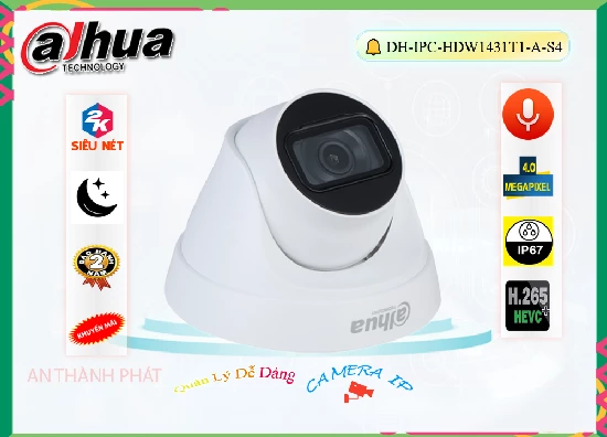 Lắp đặt camera Camera  Dahua DH-IPC-HDW1431T1-A-S4