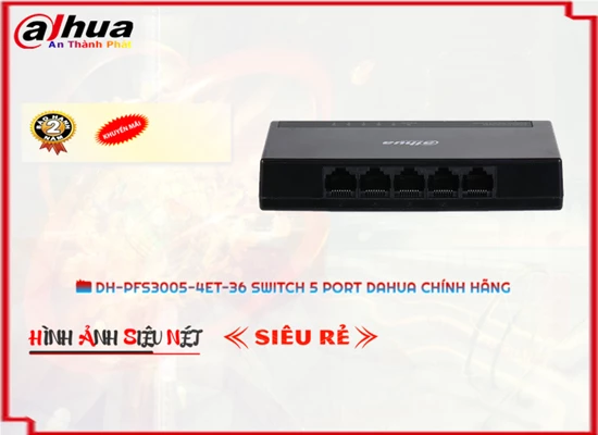 Lắp đặt camera Switch chia mạng Dahua DH-PFS3005-5GT-L