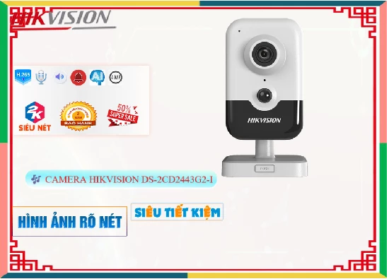 Lắp đặt camera DS-2CD2443G2-I Camera Sắc Nét  Hikvision
