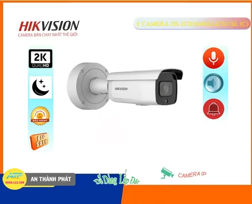 Lắp đặt camera Camera An Ninh  Hikvision DS-2CD2646G2-IZSU/SL(C) Chức Năng Cao Cấp