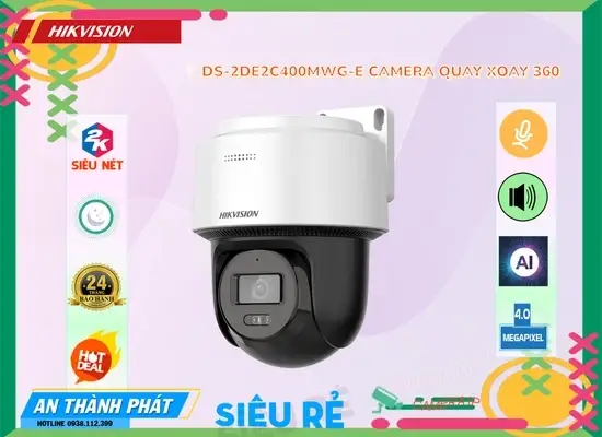 Lắp đặt camera ✅ Hikvision DS-2DE2C400MWG-E Sắc Nét