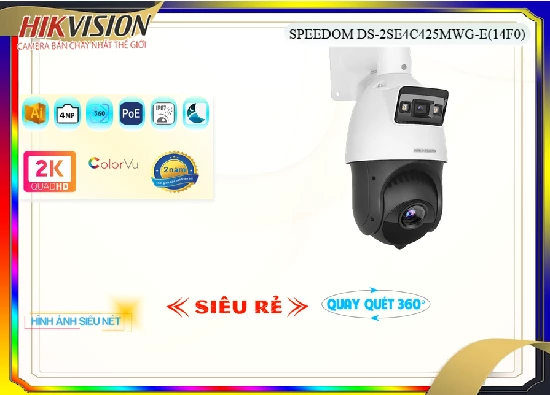 Lắp đặt camera Camera  Hikvision Mẫu Đẹp DS-2SE4C425MWG-E(14F0)