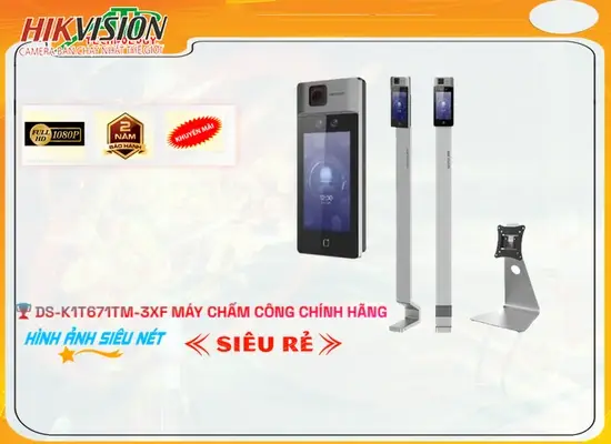 Lắp đặt camera DS-K1T671TM-3XF Hikvision Máy Chấm Công