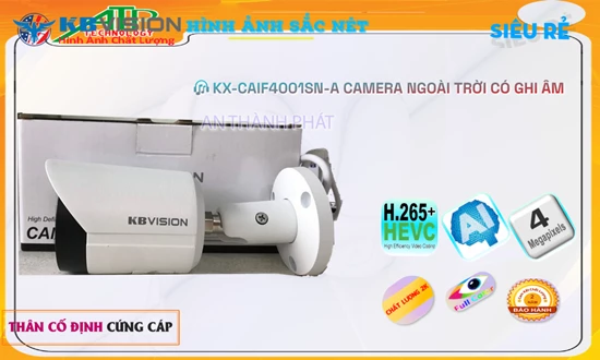 Lắp đặt camera KX-CAiF4001SN-A Camera  KBvision Giá rẻ