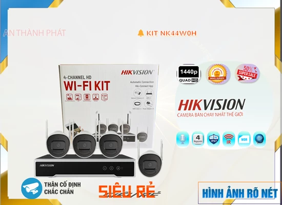 Lắp đặt camera NK44W0H Hikvision Tiết Kiệm