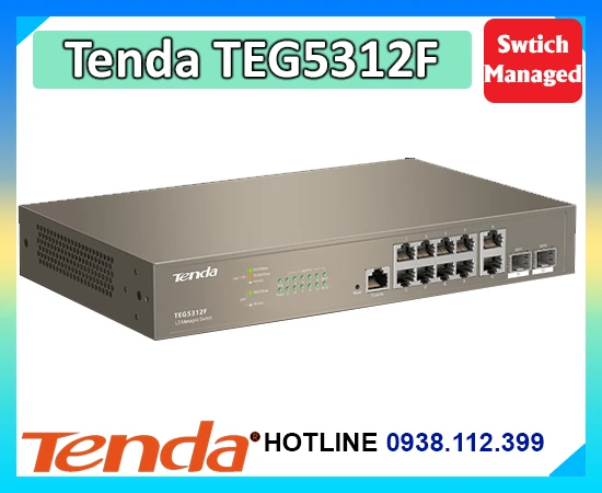 Lắp đặt camera Swtich Managed Tenda TEG5312F