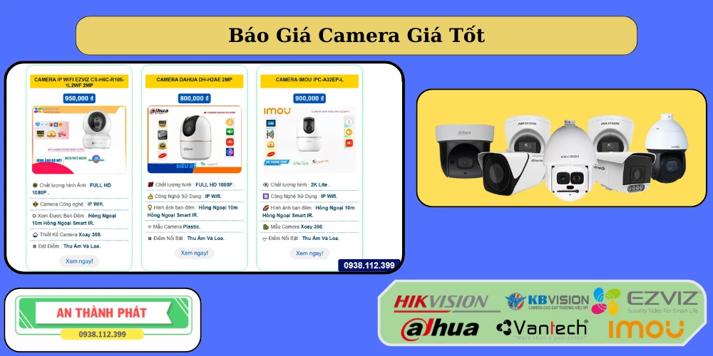 camera chất lượng cao giá tốt chất lượng nhất