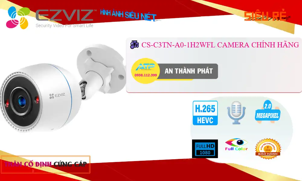 CS-C3TN-A0-1H2WFL Camera  Wifi Ezviz Hình Ảnh Đẹp