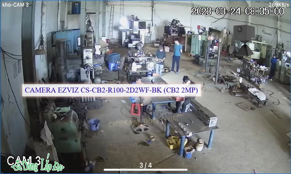 Camera Không Dây Wifi Ezviz CS-CB2-R100-2D2WF-BK (CB2 2MP) Tiết Kiệm