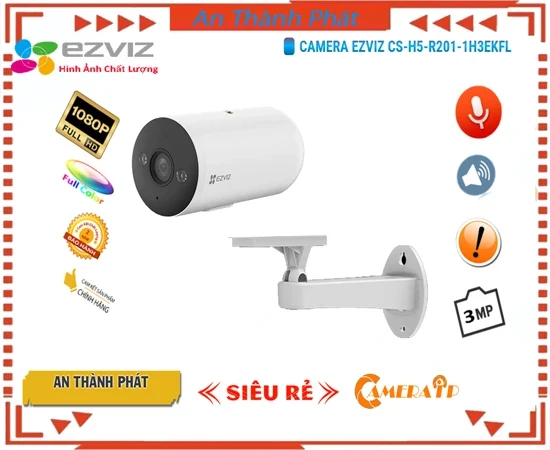 Camera Ezviz CS-H5-R201-1H3EKFL,Camera CS-H5-R201-1H3EKFL,Camera quan sát CS-H5-R201-1H3EKFL,Camera giá rẻ CS-H5-R201-1H3EKFL,Camera giám sát CS-H5-R201-1H3EKFL,Camera thân ezviz CS-H5-R201-1H3EKFL,CS-H5-R201-1H3EKFL