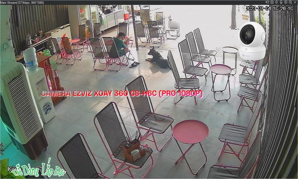 Camera Wifi IP Wifi Ezviz CS-H6c (Pro 1080P) Mẫu Đẹp