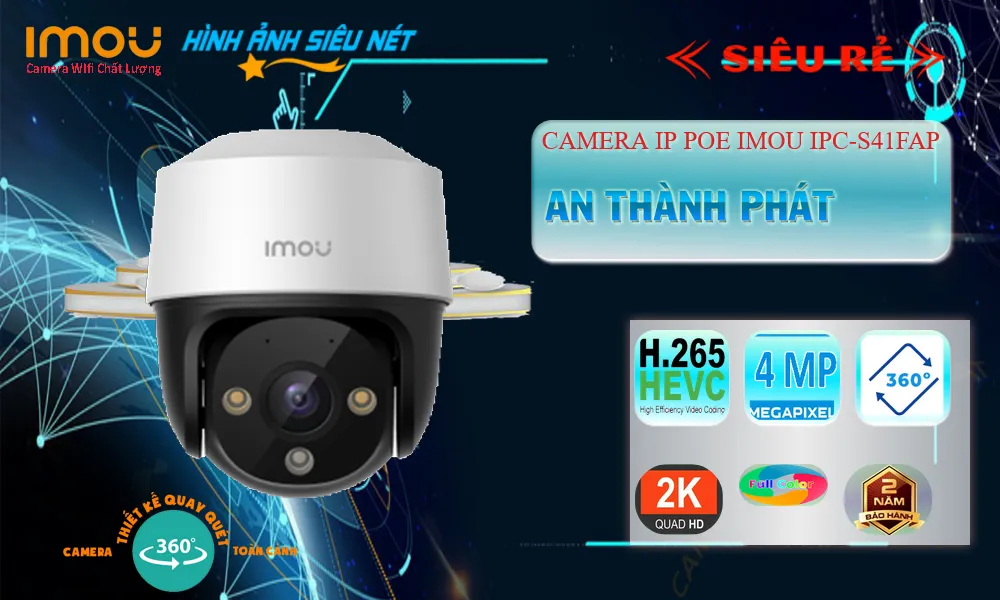 Điểm nổi bật camera Imou IPC-S41FAP