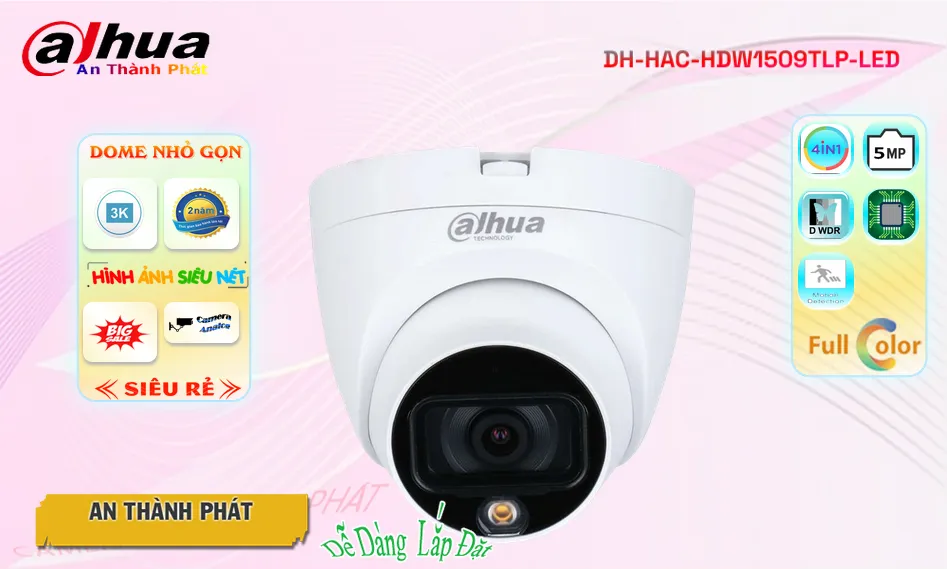 DH-HAC-HDW1509TLP-LED Dahua Sắc Nét