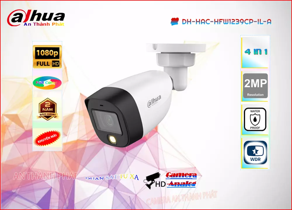 Camera HDCVI DAHUA DH-HAC-HFW1239CP-IL-A,thông số DH-HAC-HFW1239CP-IL-A,DH-HAC-HFW1239CP-IL-A Giá rẻ,DH HAC HFW1239CP
