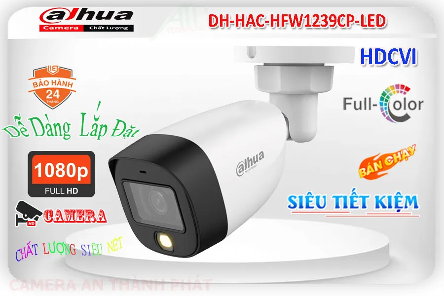 DH-HAC-HFW1239CP-LED camera dahua có màu ban đêm 20m