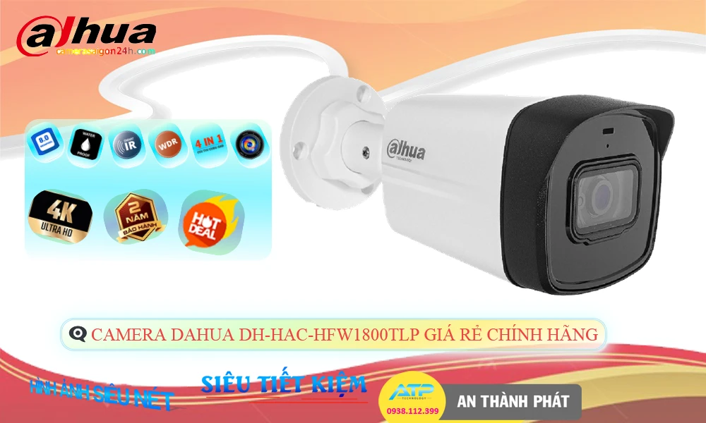 DH-HAC-HFW1800TLP sắc nét Dahua