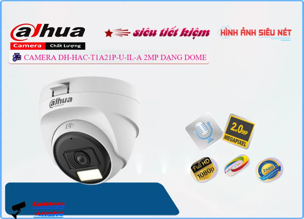 Camera Dome Dahua DH-HAC-T1A21P-U-IL-A 2MP,thông số Thiết Bị Camera DH-HAC-T1A21P-U-IL-A,DH-HAC-T1A21P-U-IL-A Giá Hấp Dẫn,chất lượng DH-HAC-T1A21P-U-IL-A 0 MP