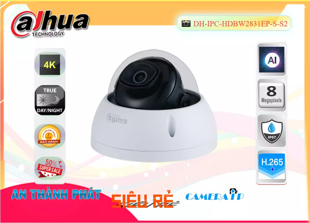 Camera IP Dahua DH-IPC-HDBW2831EP-S-S2,thông số DH-IPC-HDBW2831EP-S-S2,DH-IPC-HDBW2831EP-S-S2 Giá rẻ,DH IPC HDBW2831EP
