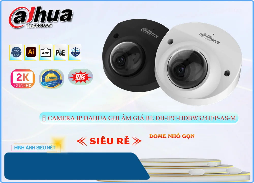 Camera IP Dahua DH-IPC-HDBW3241FP-AS-M,Giá DH-IPC-HDBW3241FP-AS-M,phân phối