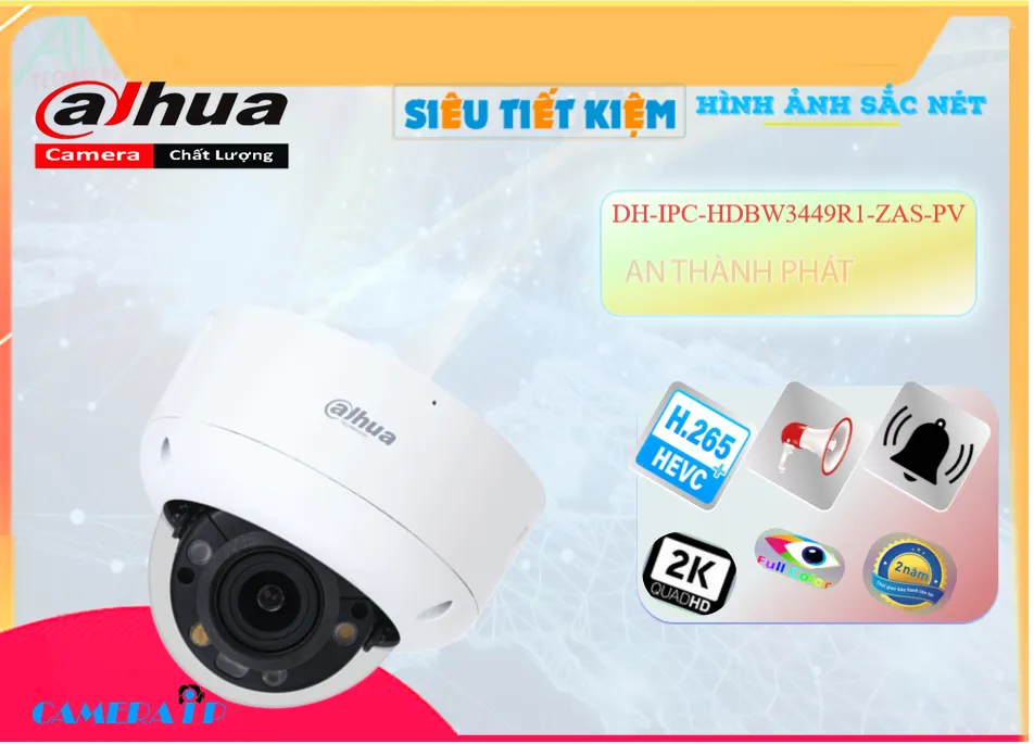 Camera Dahua DH-IPC-HDBW3449R1-ZAS-PV,Giá DH-IPC-HDBW3449R1-ZAS-PV,phân phối
