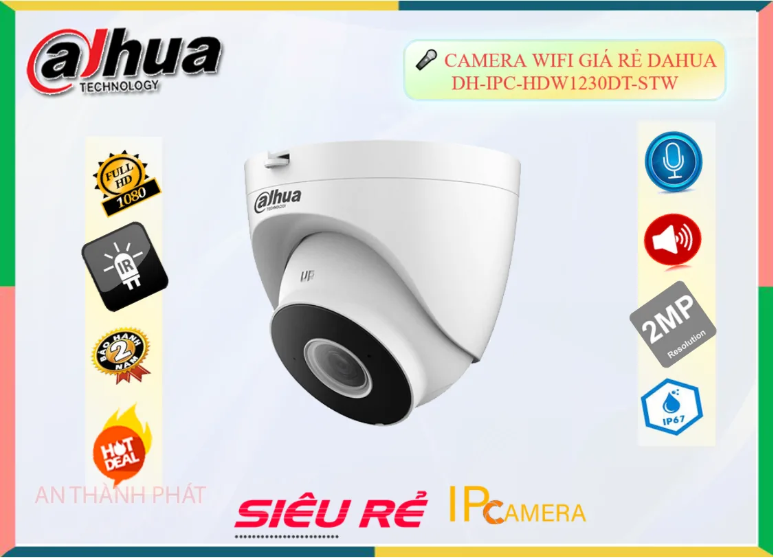 DH-IPC-HDW1230DT-STW sắc nét Dahua