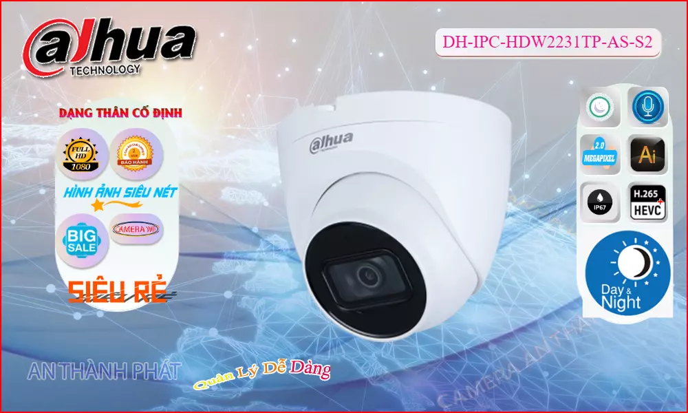Thông tin camera dahua chất lượng cao thông minh DH-IPC-HDW2231TP-AS-S2-hinh2
