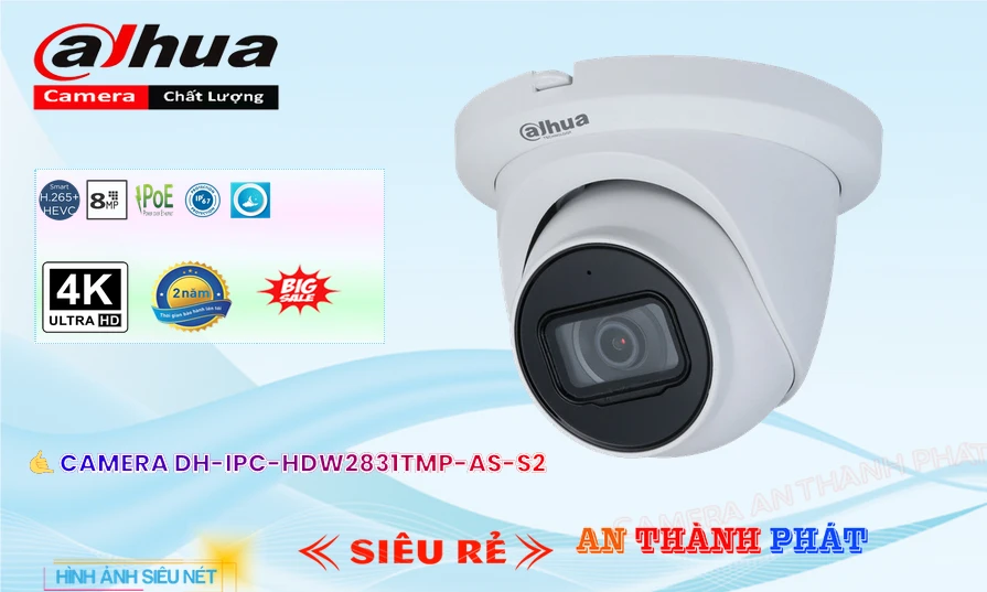 DH-IPC-HDW2831TMP-AS-S2 sắc nét Dahua DH-IPC-HDW2831TMP-AS-S2 sắc nét Dahua