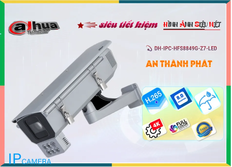 Camera Dahua DH-IPC-HFS8849G-Z7-LED,Giá DH-IPC-HFS8849G-Z7-LED,DH-IPC-HFS8849G-Z7-LED Giá Khuyến Mãi,bán
