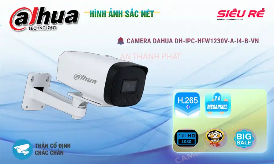 Camera DH-IPC-HFW1230V-A-I4-B-VN Giá rẻ