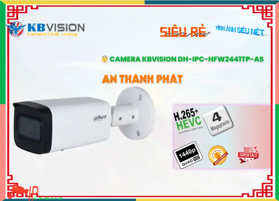 DH-IPC-HFW2441TP-AS sắc nét Dahua ➠