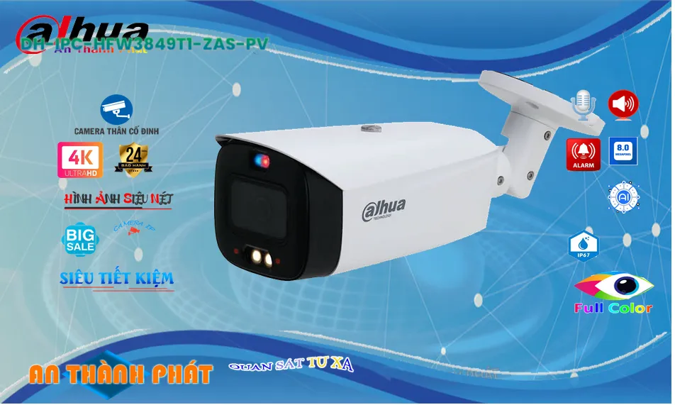 Camera DH-IPC-HFW3849T1-ZAS-PV  Dahua Hình Ảnh Đẹp