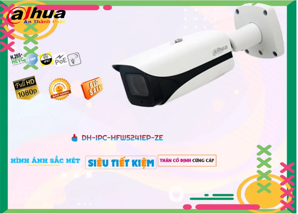 Camera Dahua DH-IPC-HFW5241EP-ZE,DH-IPC-HFW5241EP-ZE Giá rẻ,DH-IPC-HFW5241EP-ZE Giá Thấp Nhất,Chất Lượng