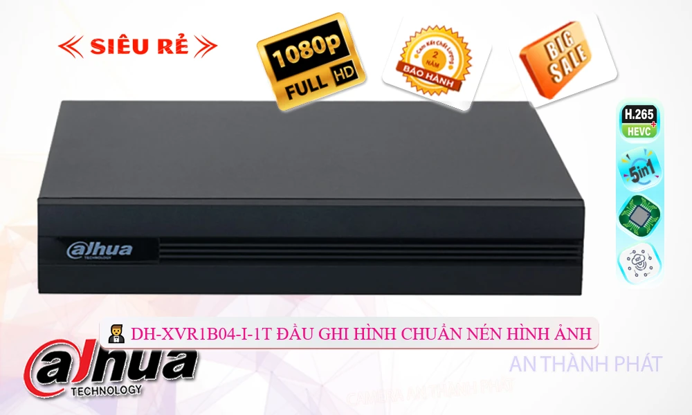 DH-XVR1B04-I-1T Đầu Ghi Dahua