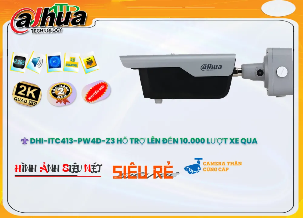 Camera Dahua DHI-ITC413-PW4D-Z3,Giá DHI-ITC413-PW4D-Z3,phân phối DHI-ITC413-PW4D-Z3,DHI-ITC413-PW4D-Z3Bán Giá