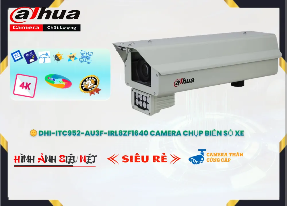 Camera Dahua DHI-ITC952-AU3F-IRL8ZF1640,DHI-ITC952-AU3F-IRL8ZF1640 Giá rẻ,DHI ITC952 AU3F IRL8ZF1640,Chất Lượng