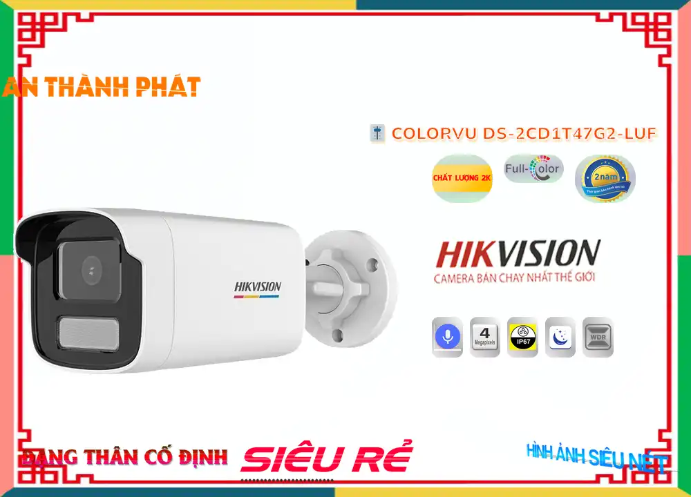 Camera An Ninh Hikvision DS-2CD1T47G2-LUF Giá rẻ ✅,thông số DS-2CD1T47G2-LUF,DS-2CD1T47G2-LUF Giá rẻ,DS 2CD1T47G2