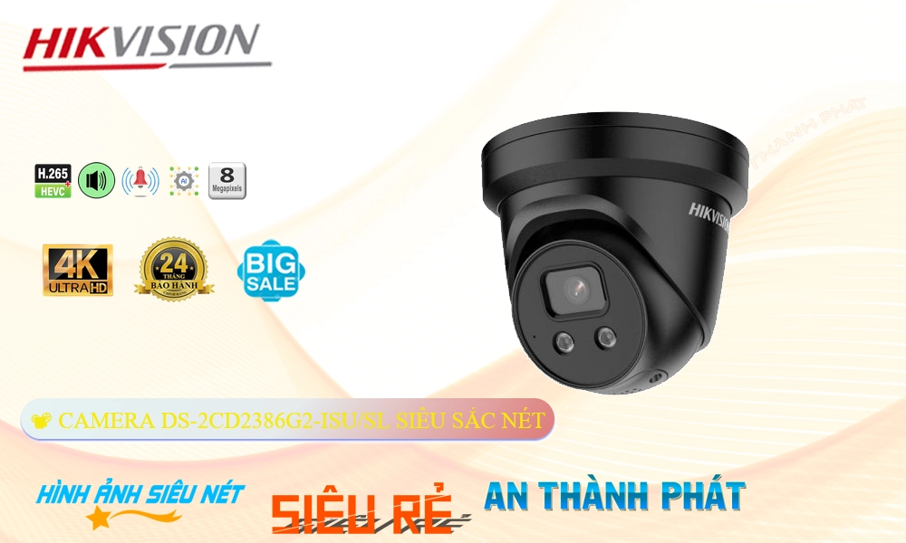 Camera DS-2CD2386G2-ISU/SL Hikvision Thiết kế Đẹp ✨ Camera DS-2CD2386G2-ISU/SL Hikvision Thiết kế Đẹp ✨