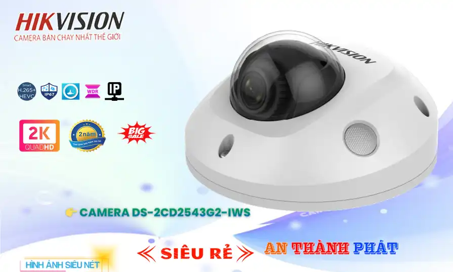 DS-2CD2543G2-IWS sắc nét Hikvision ➠